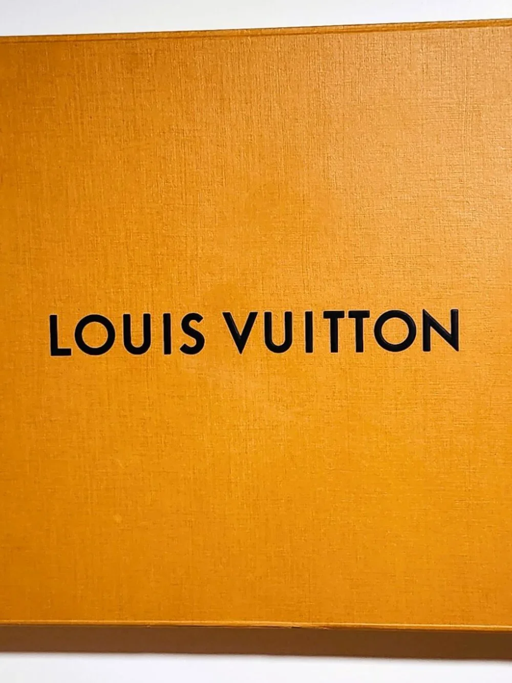 Louise Vuitton Damiere Pochette Laptop Document Holder Blue EC